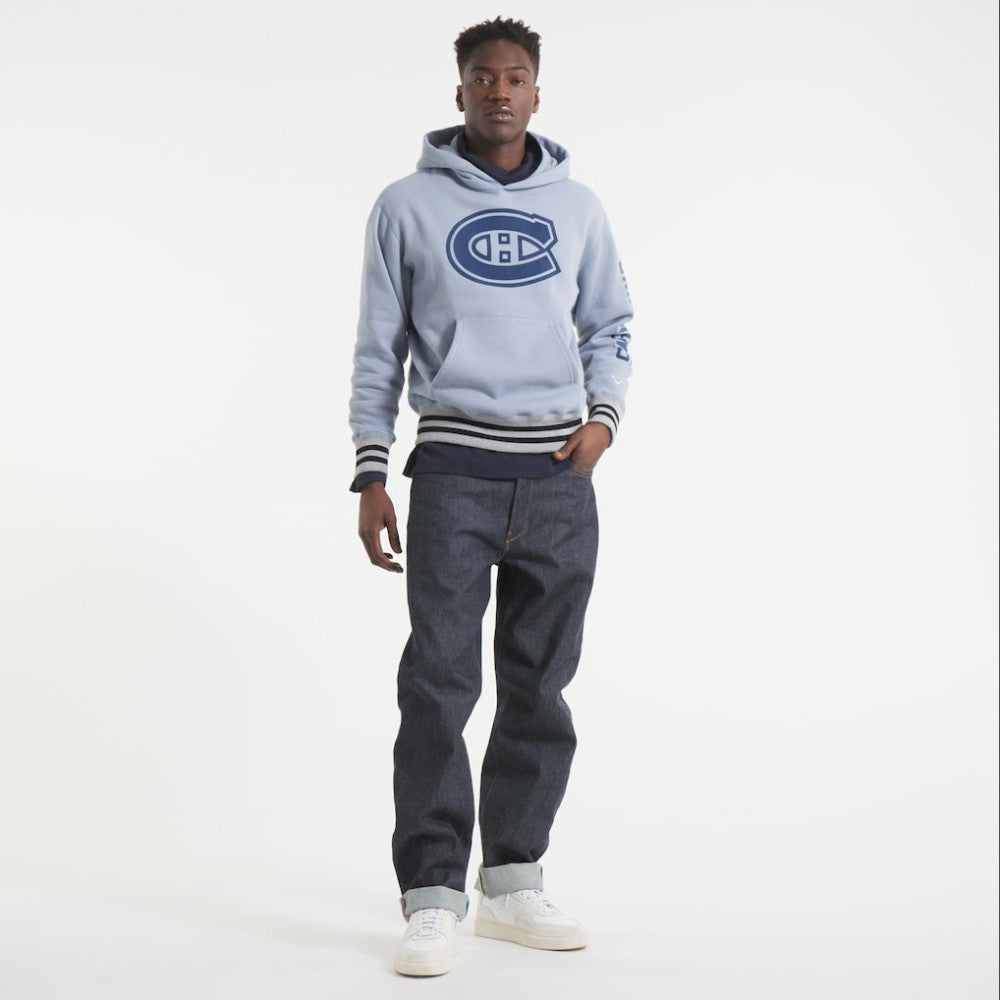 Montreal Canadiens Todd Snyder by Fanatics Relaxed Canadian Fleece Hoodie - Gray - NHL