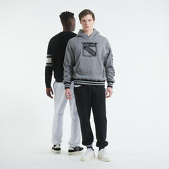New York Rangers Todd Snyder by Fanatics Relaxed Canadian Fleece Hoodie - Dark Heather Gray - NHL