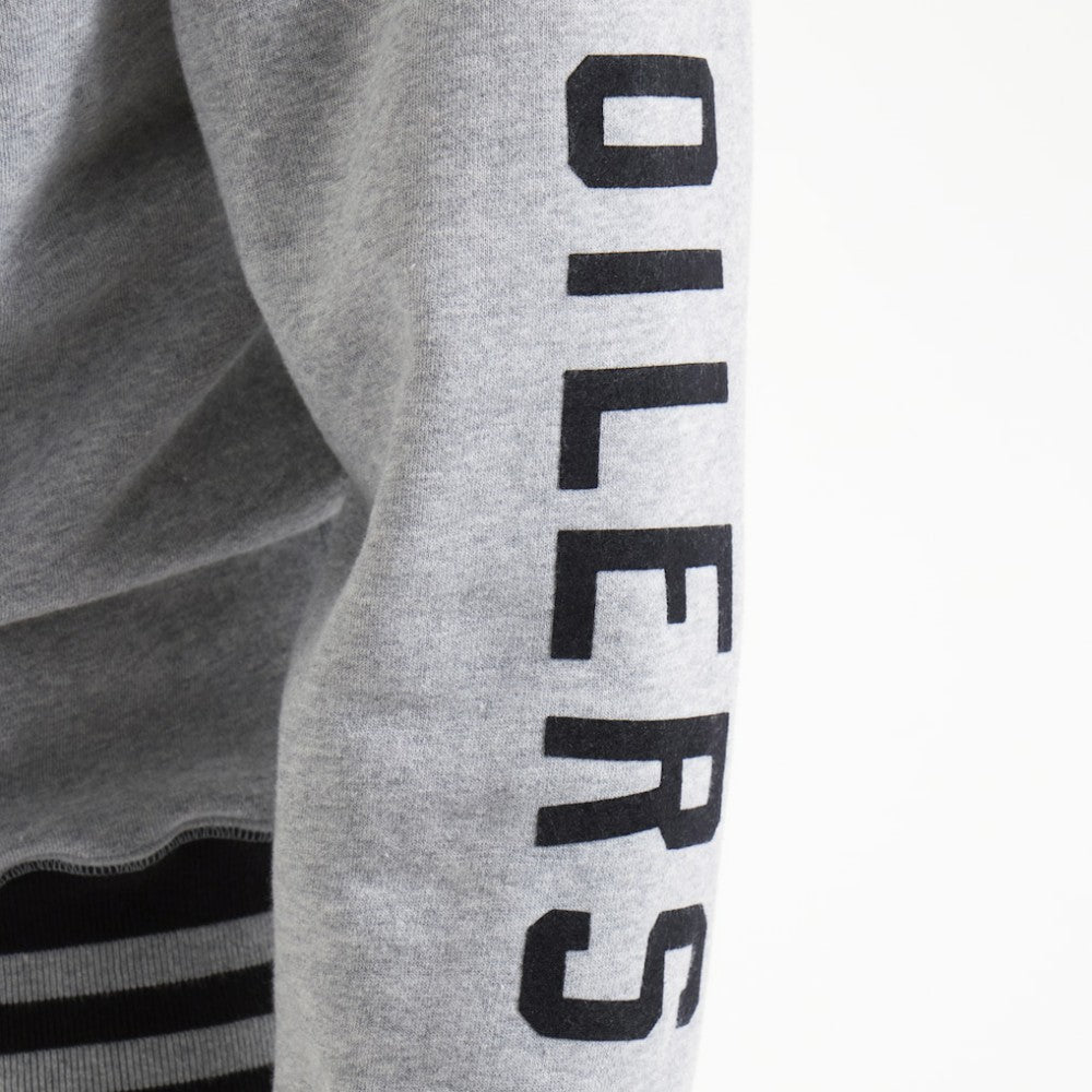 Edmonton Oilers Todd Snyder by Fanatics Relaxed Canadian Fleece Hoodie - Athletic Heather Gray - NHL