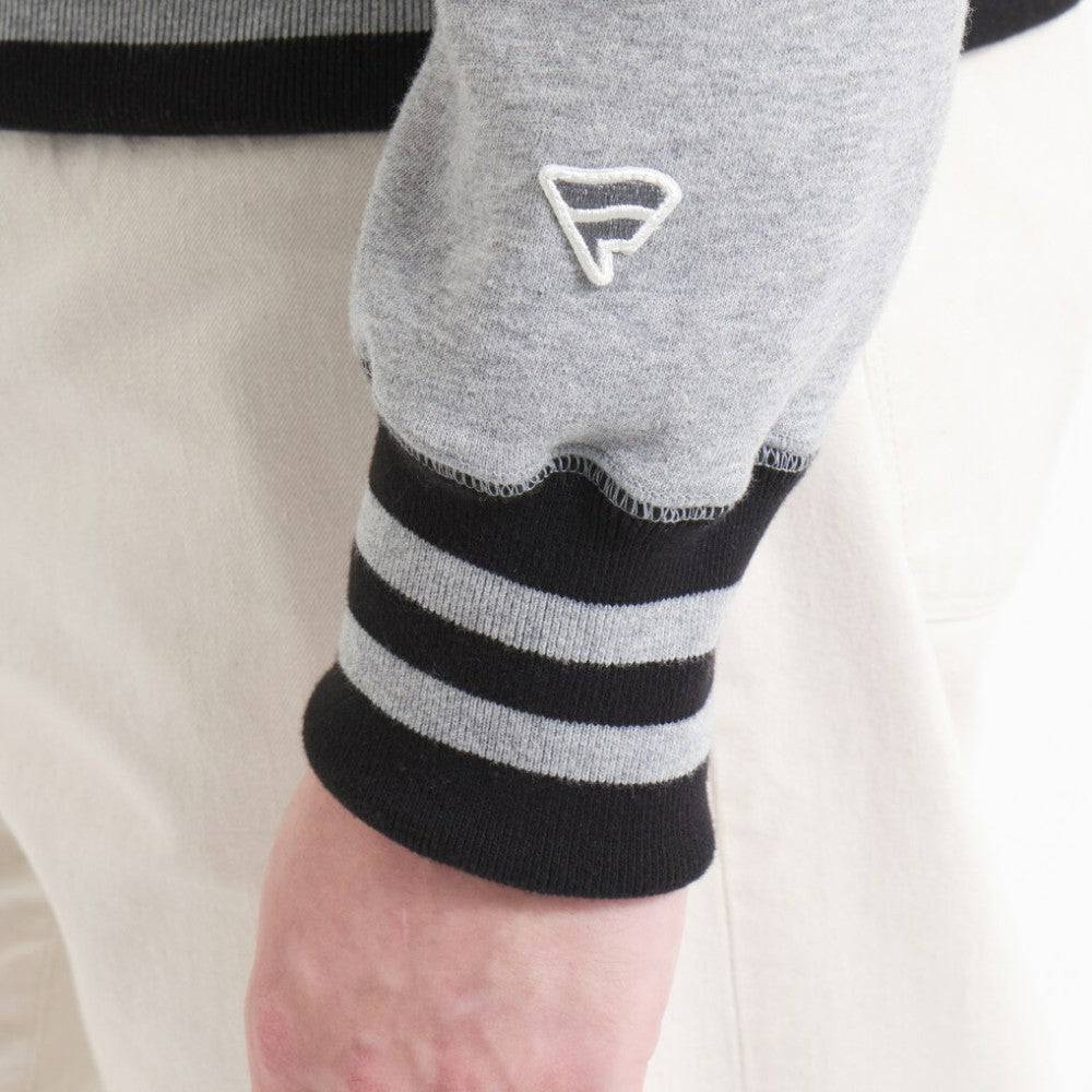 Edmonton Oilers Todd Snyder by Fanatics Relaxed Canadian Fleece Hoodie - Athletic Heather Gray - NHL