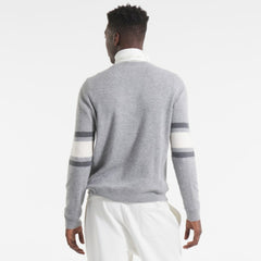 Toronto Maple Leafs Todd Snyder by Fanatics Cashmere Crew Sweater - Athletic Heather Gray - NHL