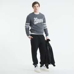 Los Angeles Kings Todd Snyder by Fanatics Cashmere Crew Sweater - Heather Gray - NHL