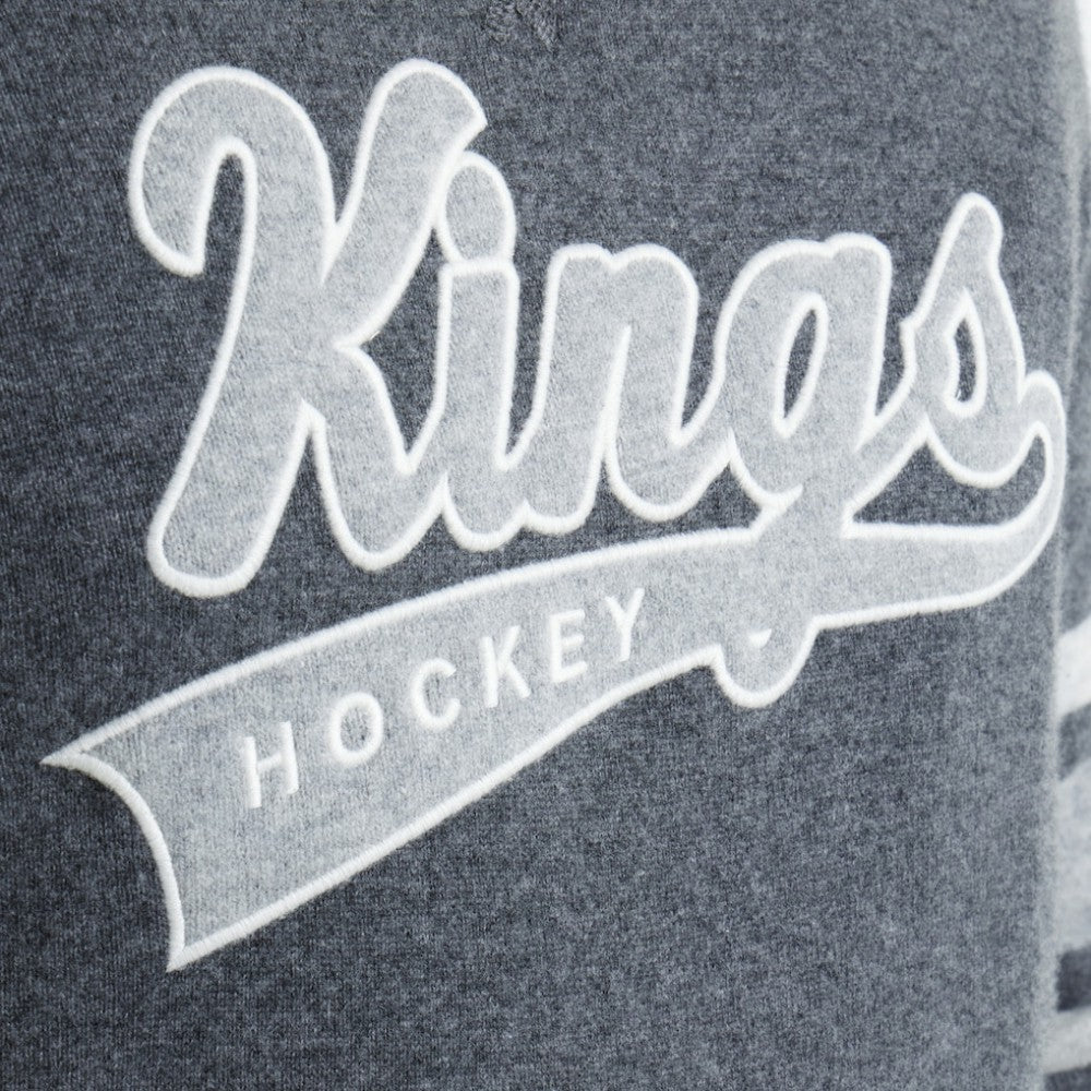Los Angeles Kings Todd Snyder by Fanatics Cashmere Crew Sweater - Heather Gray - NHL