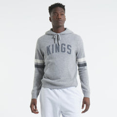 Los Angeles Kings Todd Snyder by Fanatics Cashmere Hooded Sweater - Athletic Heather Gray - NHL