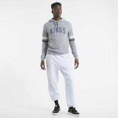 Los Angeles Kings Todd Snyder by Fanatics Cashmere Hooded Sweater - Athletic Heather Gray - NHL