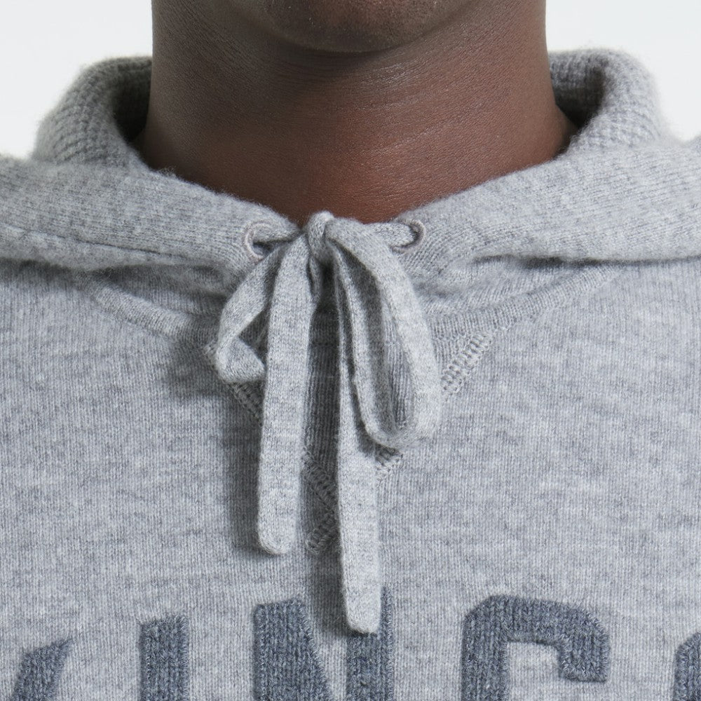 Los Angeles Kings Todd Snyder by Fanatics Cashmere Hooded Sweater - Athletic Heather Gray - NHL