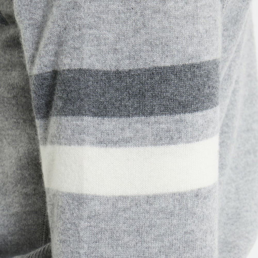 Tampa Bay Lightning Todd Snyder by Fanatics Cashmere Hooded Sweater - Athletic Heather Gray - NHL