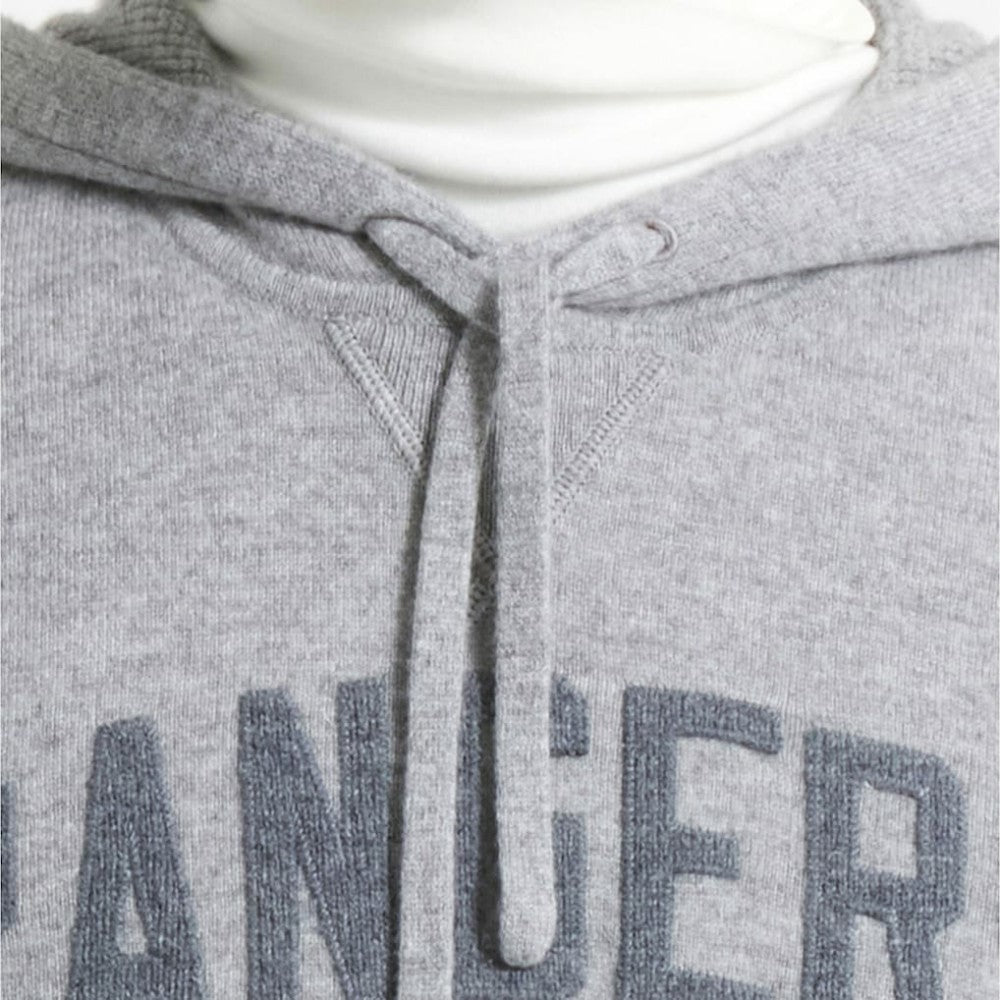 New York Rangers Todd Snyder by Fanatics Cashmere Hooded Sweater - Athletic Heather Gray - NHL