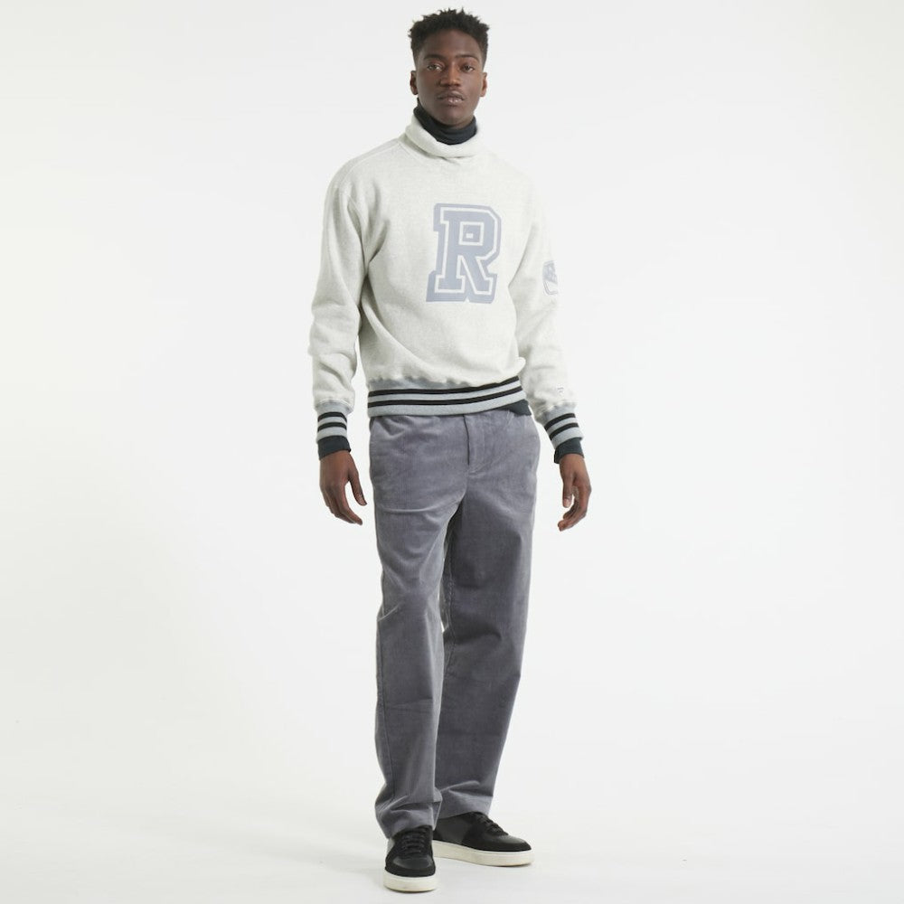 New York Rangers Todd Snyder by Fanatics Relaxed Canadian Fleece Turtleneck - Heather Gray - NHL