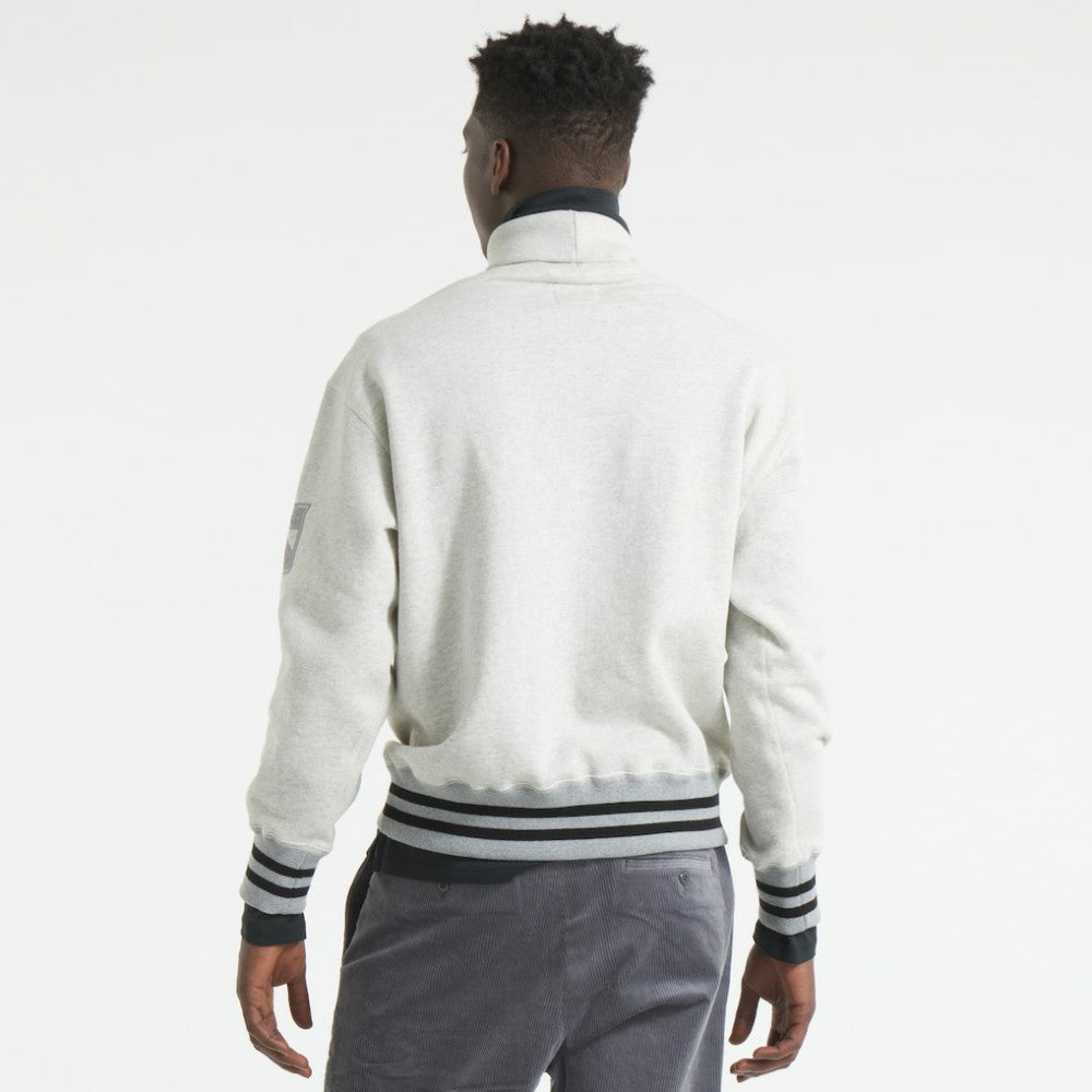 New York Rangers Todd Snyder by Fanatics Relaxed Canadian Fleece Turtleneck - Heather Gray - NHL