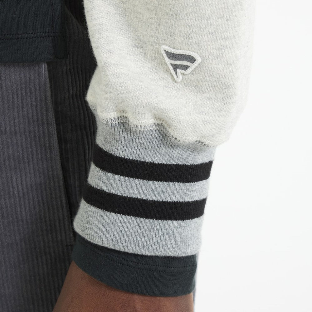 New York Rangers Todd Snyder by Fanatics Relaxed Canadian Fleece Turtleneck - Heather Gray - NHL
