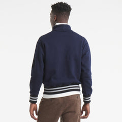 Edmonton Oilers Todd Snyder by Fanatics Relaxed Canadian Fleece Turtleneck - Navy - NHL