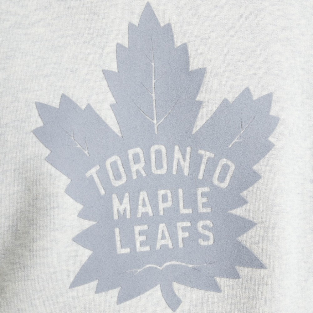 Toronto Maple Leafs Todd Snyder by Fanatics Relaxed Canadian Fleece Turtleneck - Heather Gray - NHL