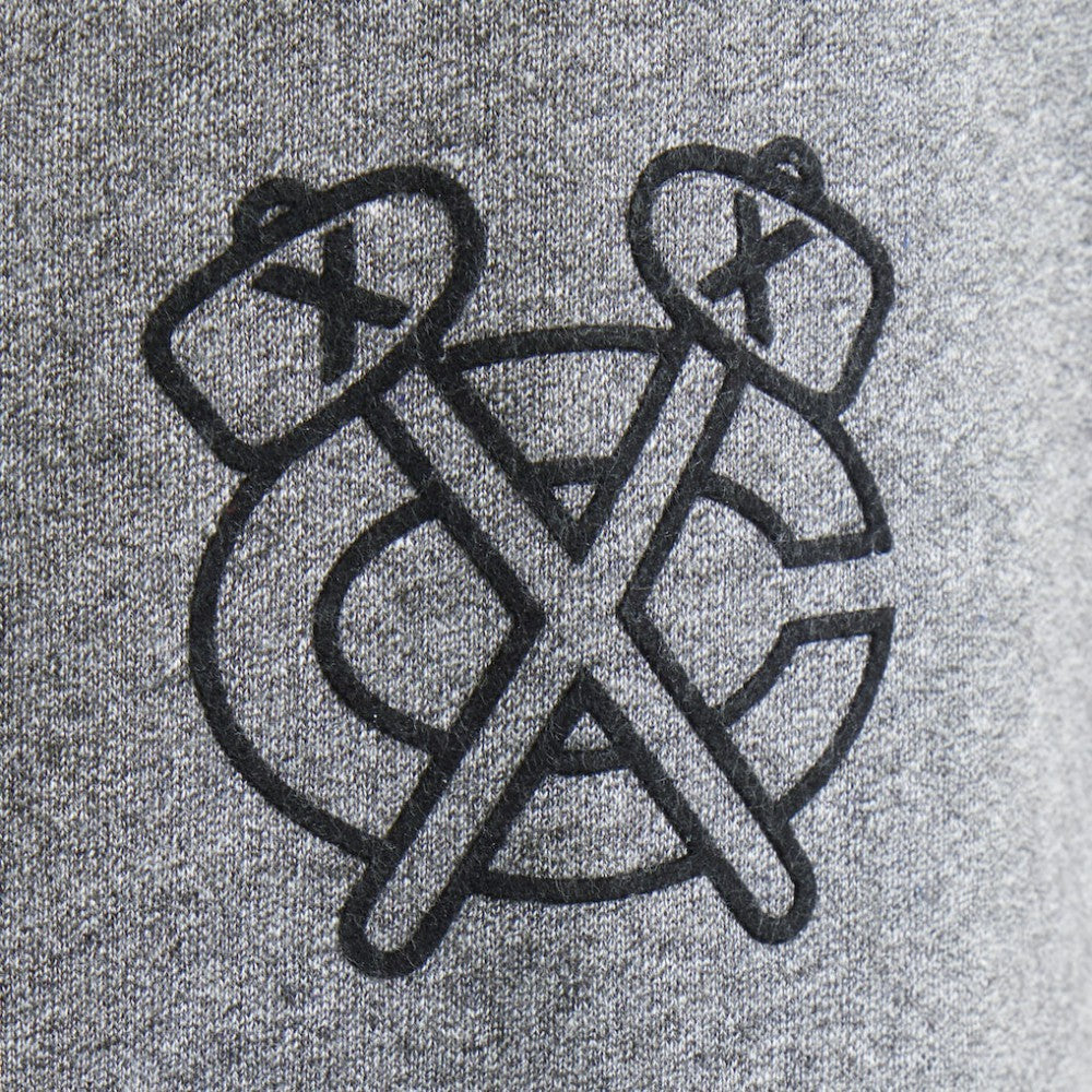 Chicago Blackhawks Todd Snyder by Fanatics Relaxed Canadian Fleece Turtleneck - Dark Heather Gray - NHL