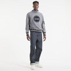 Utah Mammoth Todd Snyder by Fanatics Relaxed Canadian Fleece Turtleneck - Dark Heather Gray - NHL