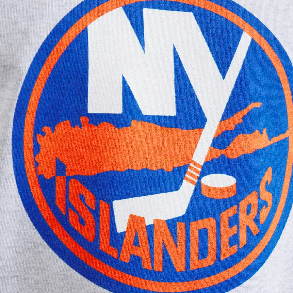 New York Islanders Todd Snyder by Fanatics Heavyweight Football Jersey - Heather Gray - NHL