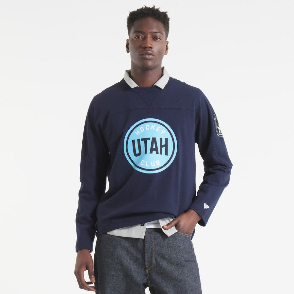 Utah Mammoth Todd Snyder by Fanatics Heavyweight Football Jersey - Navy - NHL