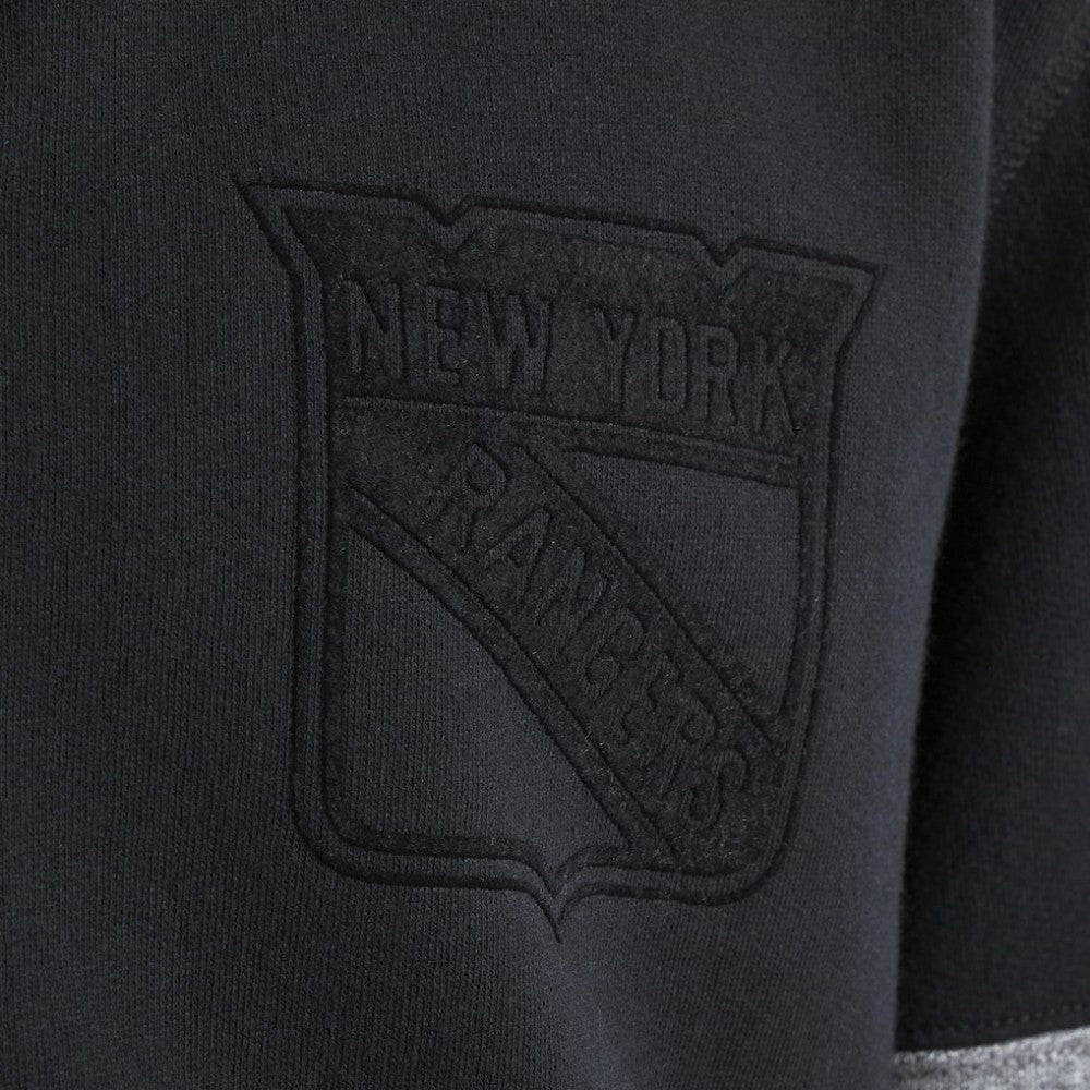 New York Rangers Todd Snyder by Fanatics Full-Zip Fleece - Black - NHL