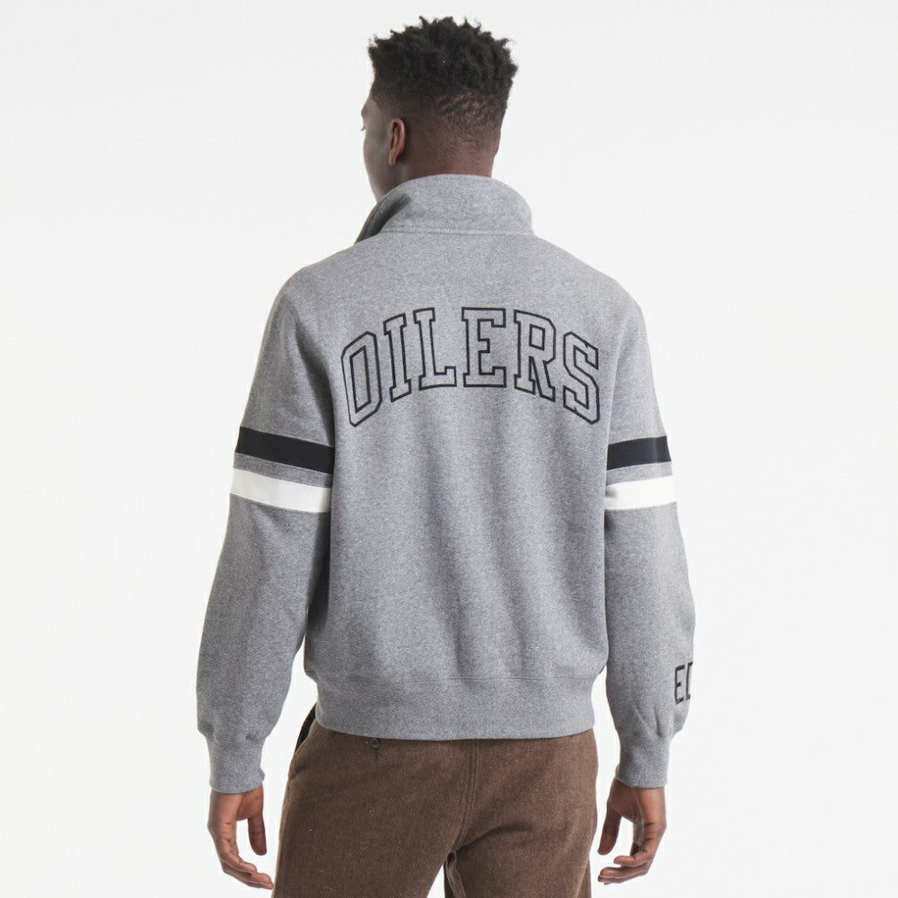 Edmonton Oilers Todd Snyder by Fanatics Full-Zip Fleece - Dark Heather Gray - NHL