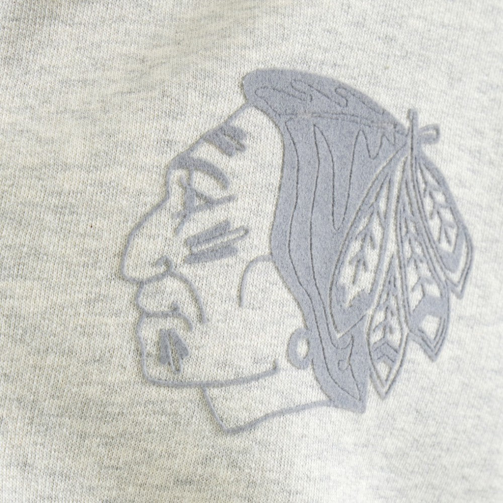 Chicago Blackhawks Todd Snyder by Fanatics Full-Zip Fleece - Heather Gray - NHL