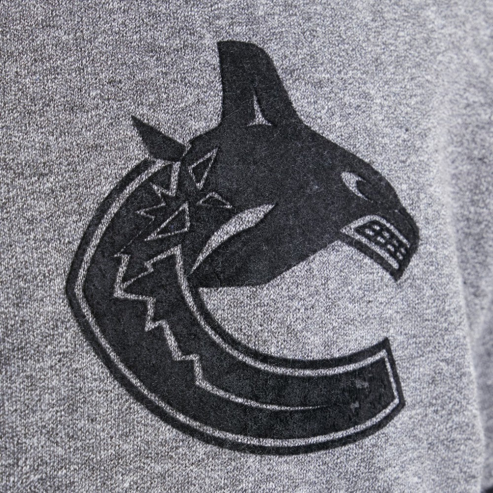 Vancouver Canucks Todd Snyder by Fanatics Full-Zip Fleece - Dark Heather Gray - NHL