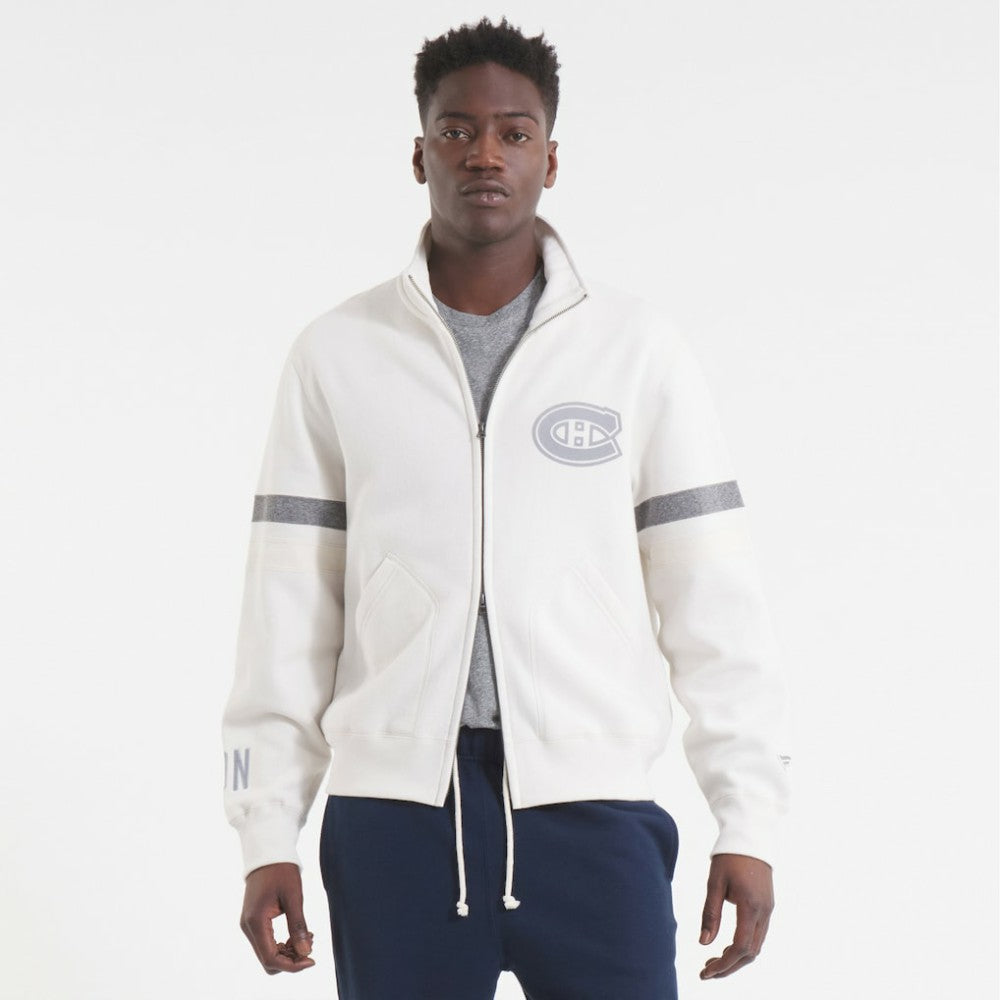 Montreal Canadiens Todd Snyder by Fanatics Full-Zip Fleece - White - NHL
