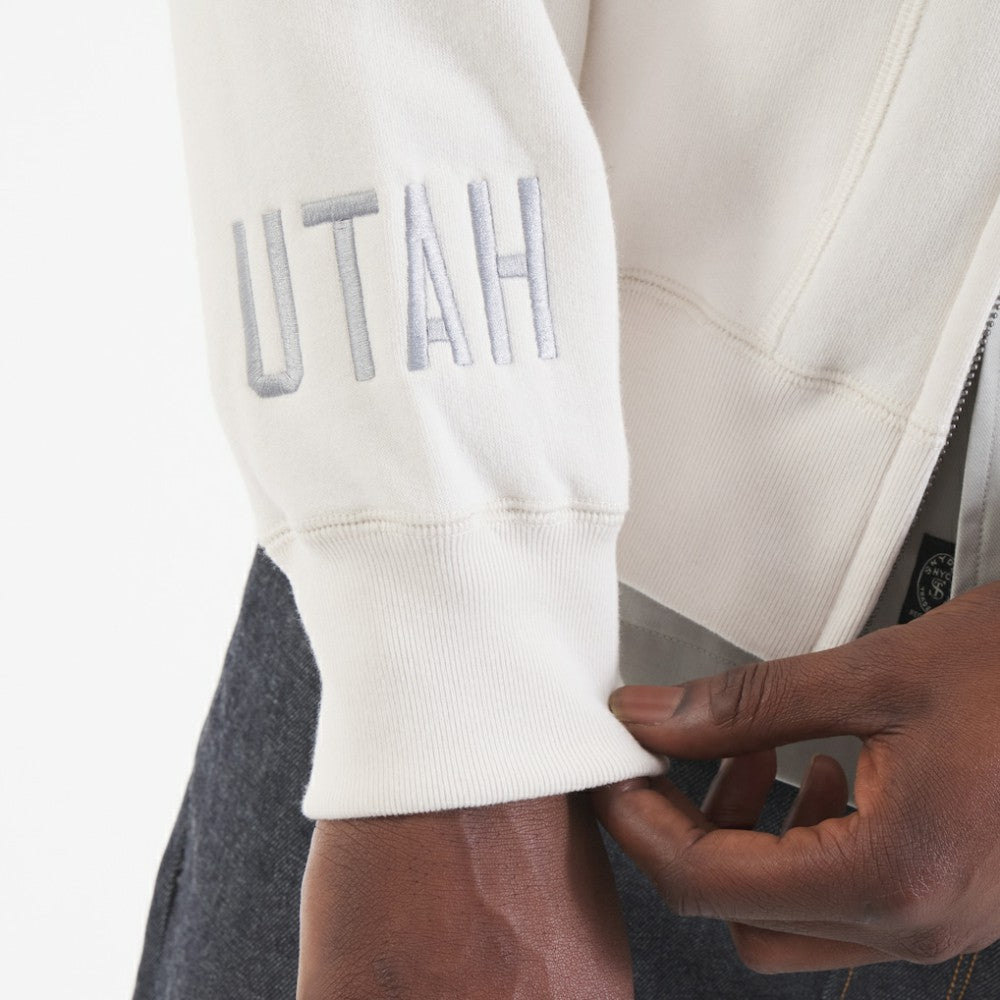 Utah Mammoth Todd Snyder by Fanatics Full-Zip Fleece - White - NHL