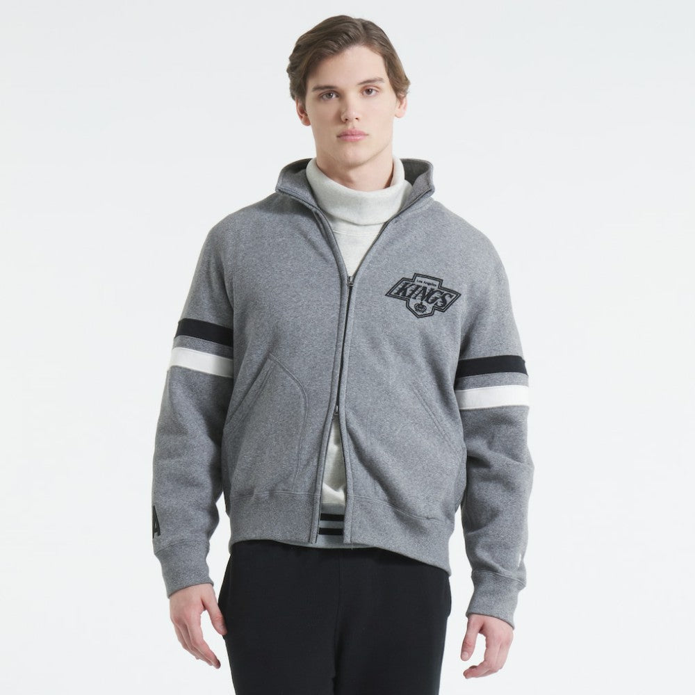 Los Angeles Kings Todd Snyder by Fanatics Full-Zip Fleece - Dark Heather Gray - NHL