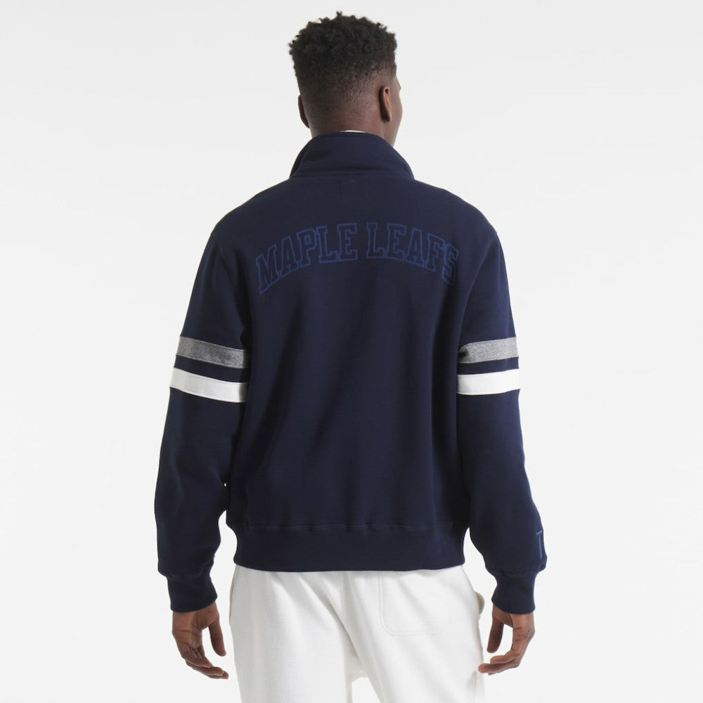 Toronto Maple Leafs Todd Snyder by Fanatics Full-Zip Fleece - Navy - NHL