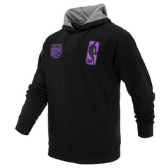 Sacramento Kings FISLL Unisex Logoman Shadow Collection Pullover Hoodie Black - NBA
