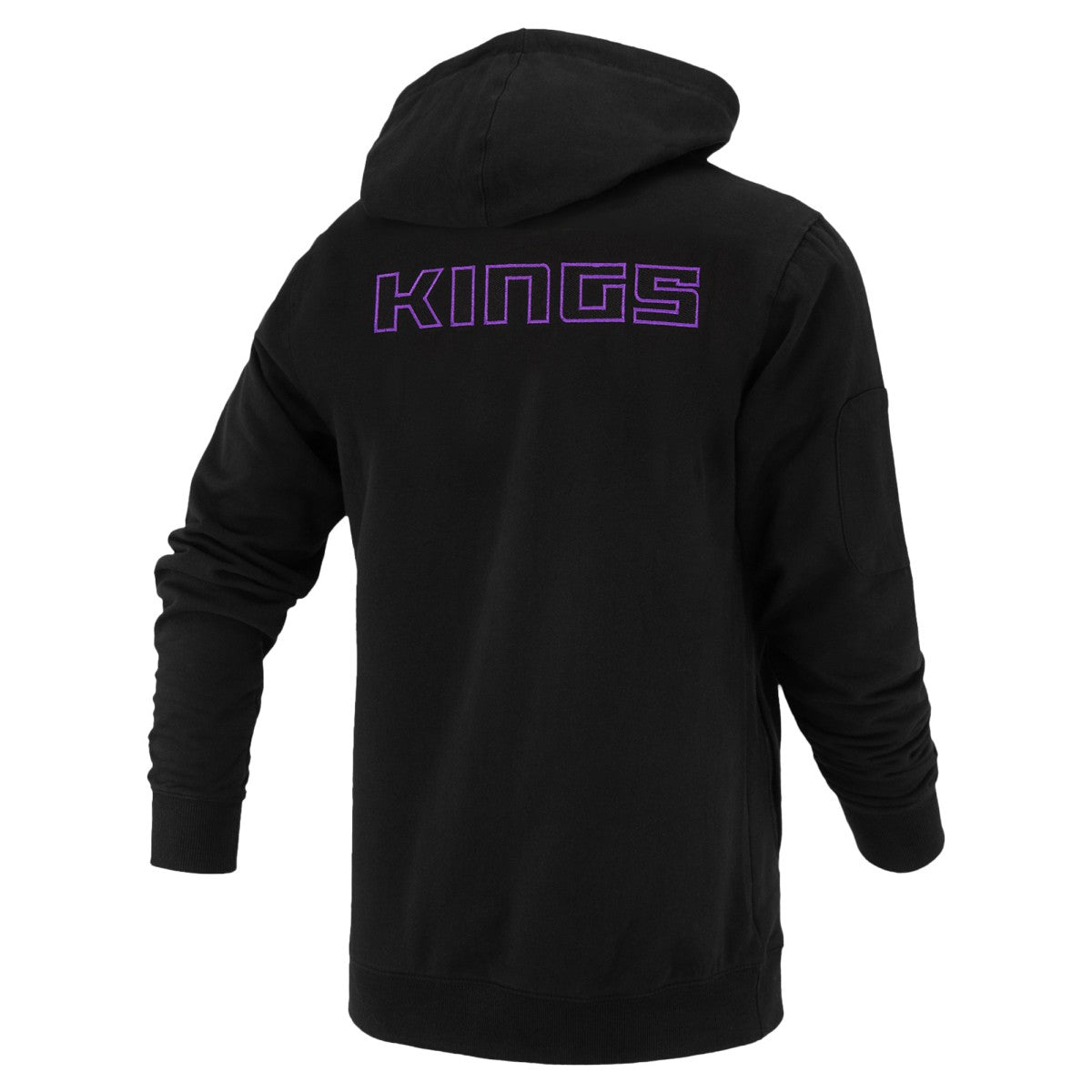 Sacramento Kings FISLL Unisex Logoman Shadow Collection Pullover Hoodie Black - NBA