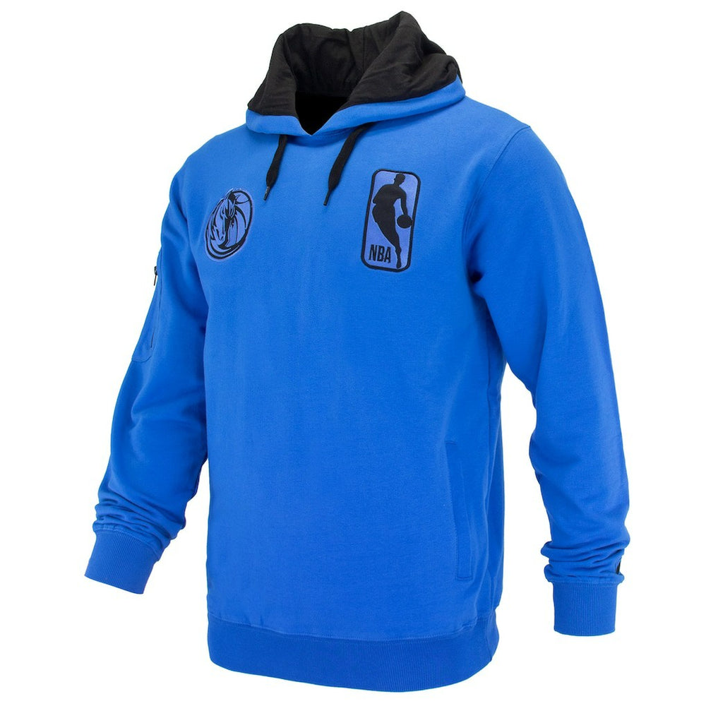 Dallas Mavericks FISLL Unisex Logoman Shadow Collection Pullover Hoodie Royal - NBA