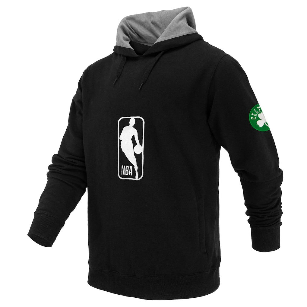 Boston Celtics FISLL Unisex Logoman Shadow Collection Pullover Hoodie Black - NBA