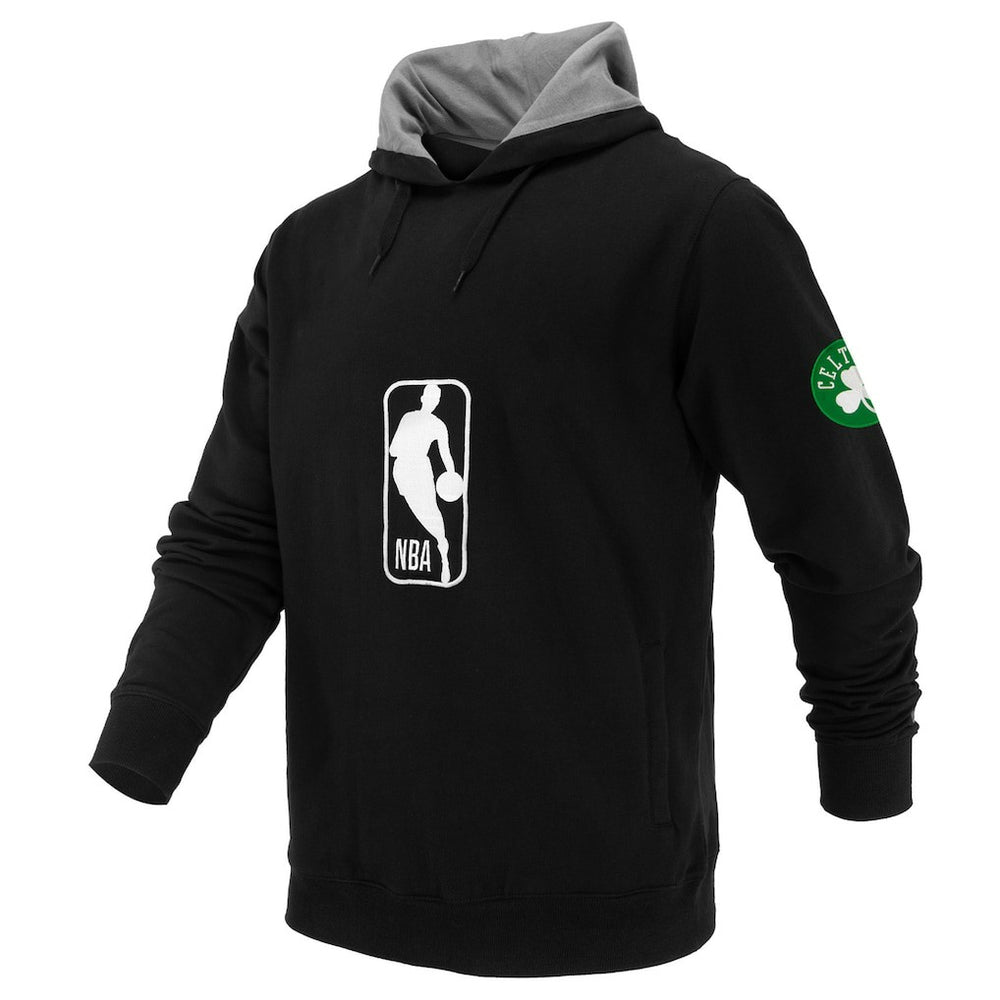 Boston Celtics FISLL Unisex Logoman Shadow Collection Pullover Hoodie Black - NBA