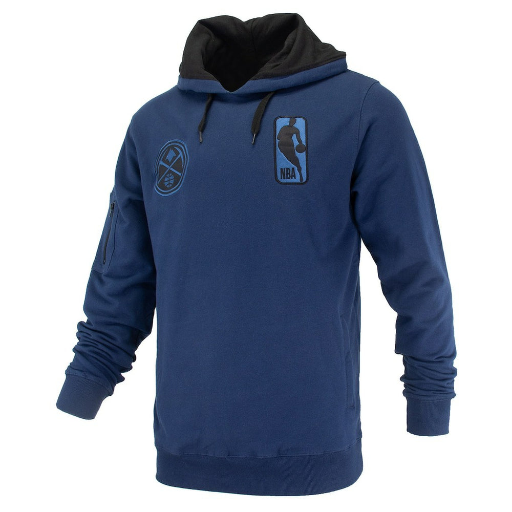 Denver Nuggets FISLL Unisex Logoman Shadow Collection Pullover Hoodie Navy - NBA