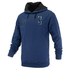 Denver Nuggets FISLL Unisex Logoman Shadow Collection Pullover Hoodie Navy - NBA