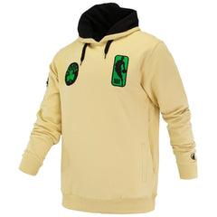 Boston Celtics FISLL Unisex Logoman Shadow Collection Pullover Hoodie Cream - NBA