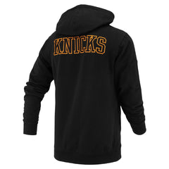 New York Knicks FISLL Unisex Logoman Shadow Collection Pullover Hoodie Black - NBA