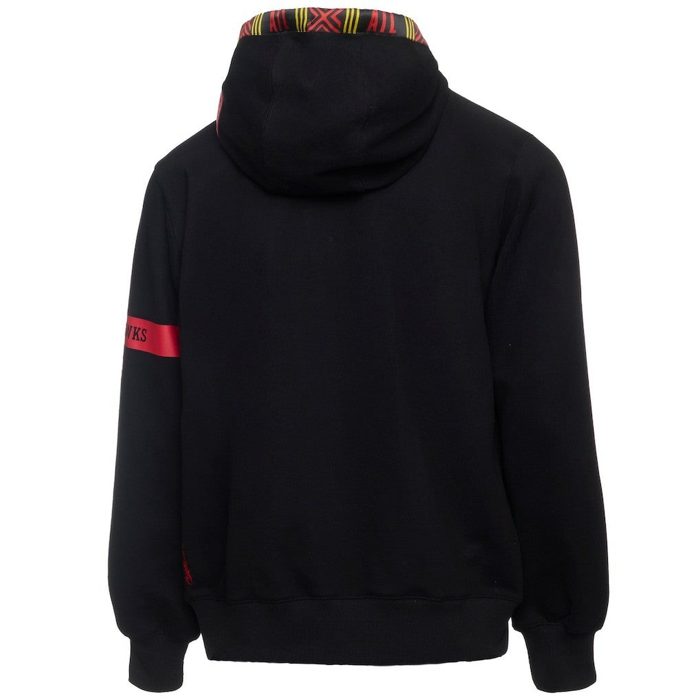 Atlanta Hawks NBA x Two Hype Culture & Hoops Collection Premium Pullover Hoodie - Black - NBA