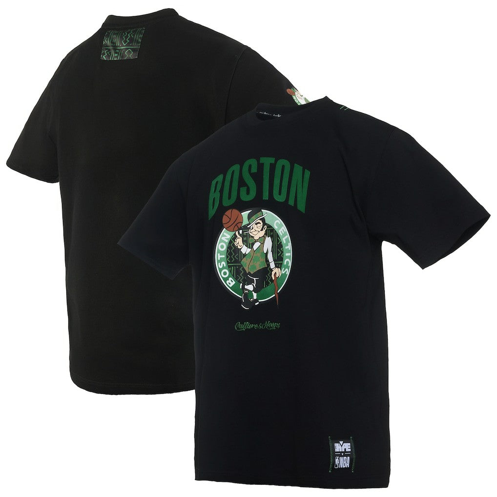 Boston Celtics NBA x Two Hype Culture & Hoops Collection Premium T-Shirt - Black - NBA