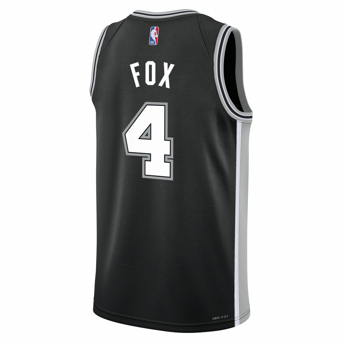 De'Aaron Fox San Antonio Spurs Youth Swingman Jersey Icon Edition Black - NBA