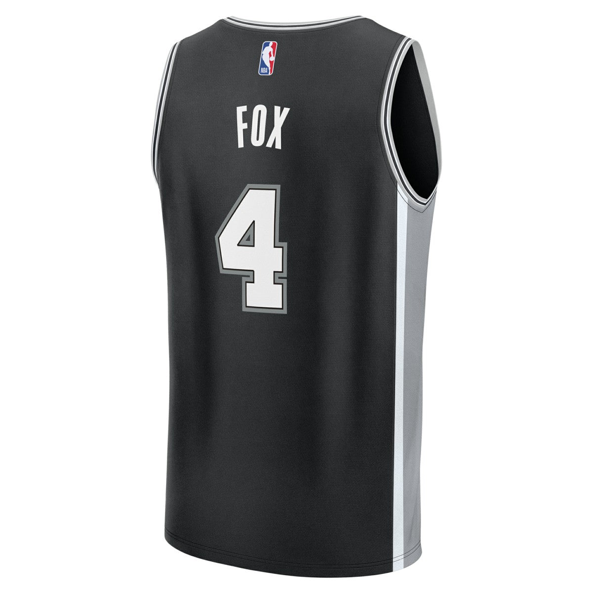 De'Aaron Fox San Antonio Spurs Youth Fast Break Replica Player Jersey Icon Edition Black - NBA