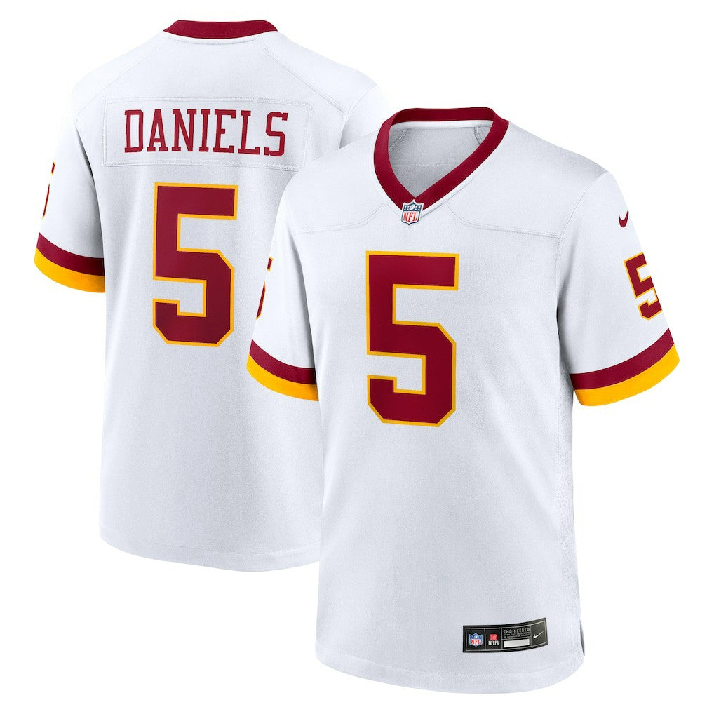 Jayden Daniels Washington Commanders Game Super Bowl Era Jersey White | Nike for Sale