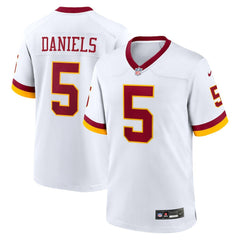 Jayden Daniels Washington Commanders Game Super Bowl Era Jersey White | Nike for Sale