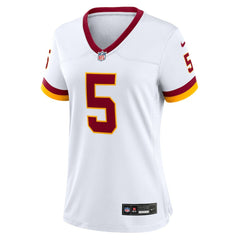 Jayden Daniels Washington Commanders Women's Game Super Bowl Era Jersey White | Nike for Sale