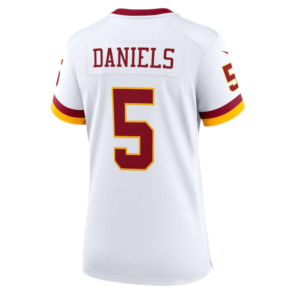 Jayden Daniels Washington Commanders Women's Game Super Bowl Era Jersey White | Nike for Sale