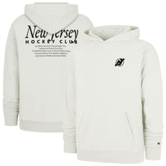 New Jersey Devils '47  Foundation Pullover Hoodie - Natural - NHL