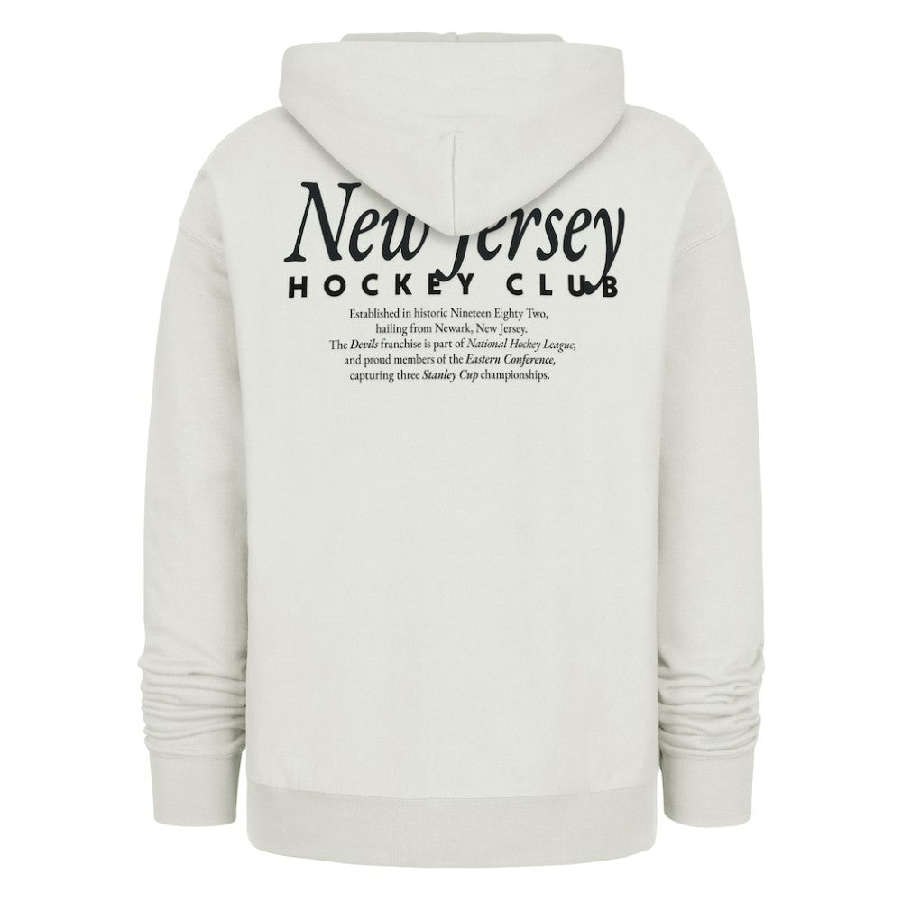 New Jersey Devils '47  Foundation Pullover Hoodie - Natural - NHL