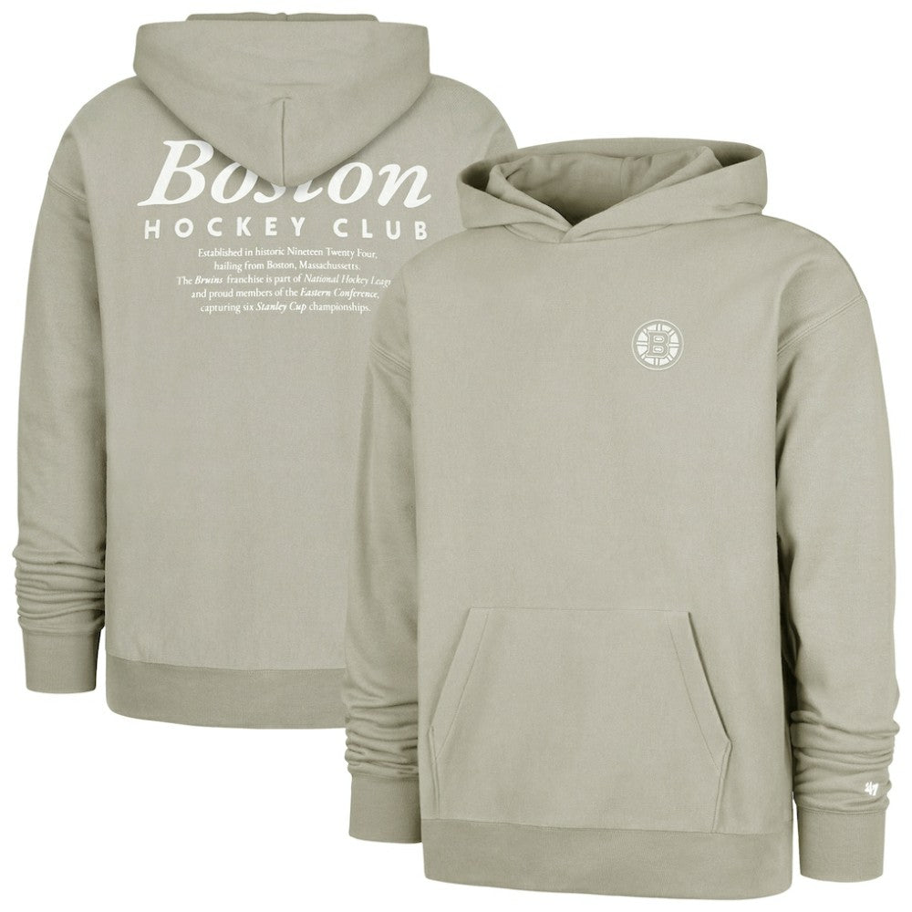 Boston Bruins '47  Foundation Pullover Hoodie - Gray - NHL