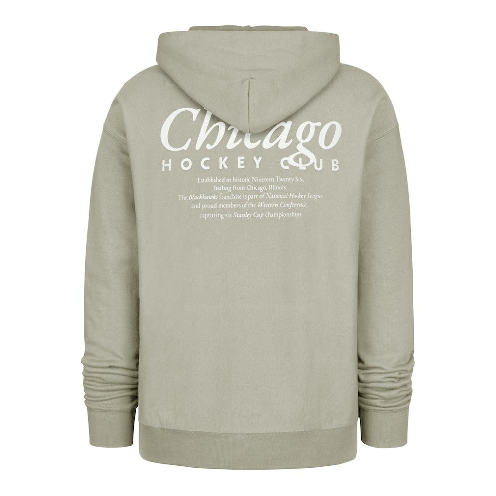 Chicago Blackhawks '47  Foundation Pullover Hoodie - Gray - NHL